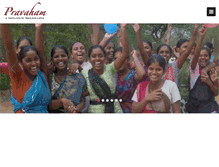 Tablet Screenshot of pravaham.org